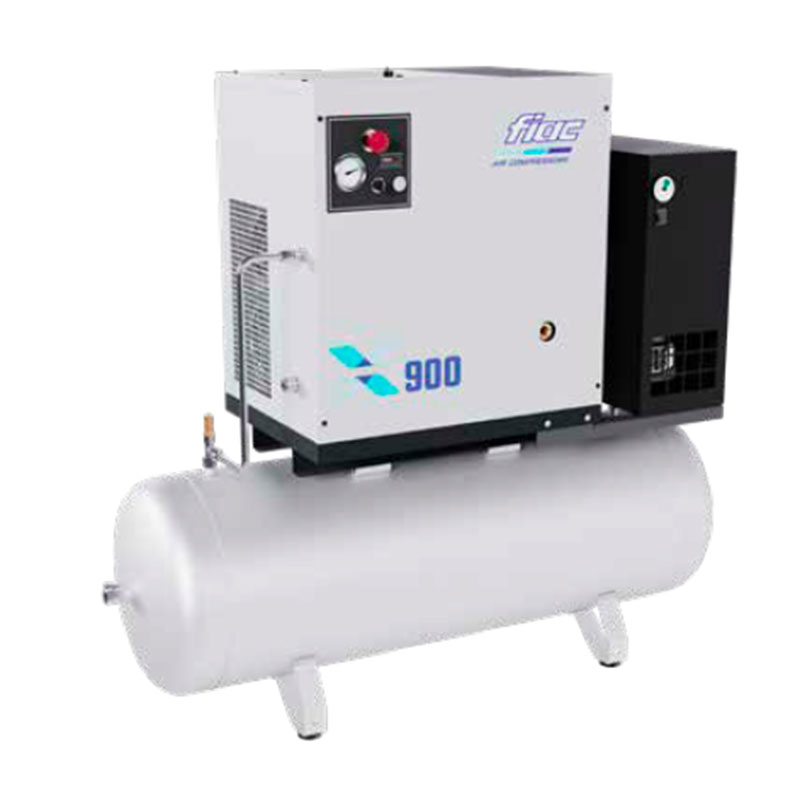 Fiac X 900 D 1839029836 - Compressore a Vite con Essiccatore e Serbatoio 200 L