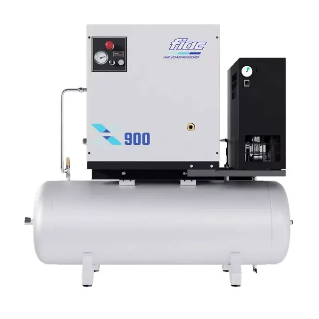 Fiac X 900 D 1839029836 - Compressore a Vite con Essiccatore e Serbatoio 200 L