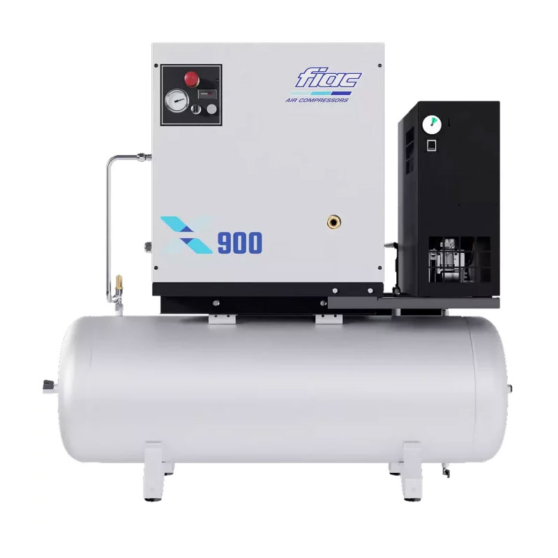 Fiac X 900 D 1839029836 - Compressore a Vite con Essiccatore e Serbatoio 200 L