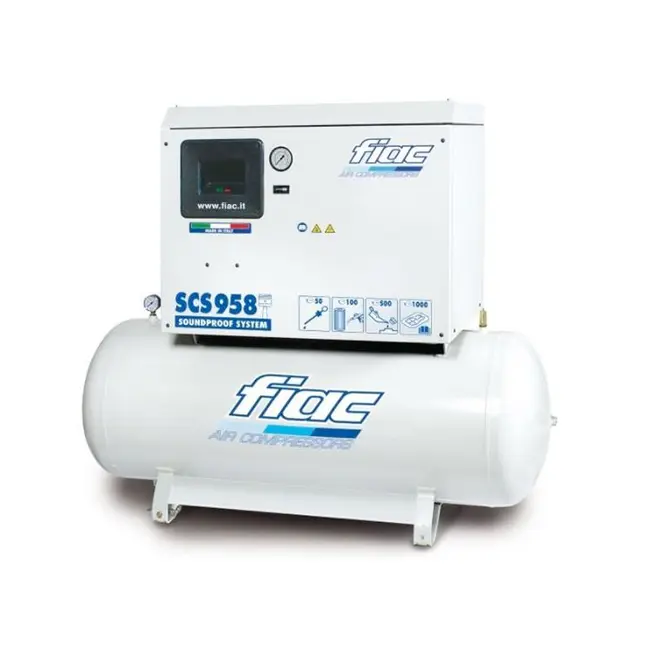 Fiac SCS 958-300 - Compressore a Pistoni Silenziato professionale