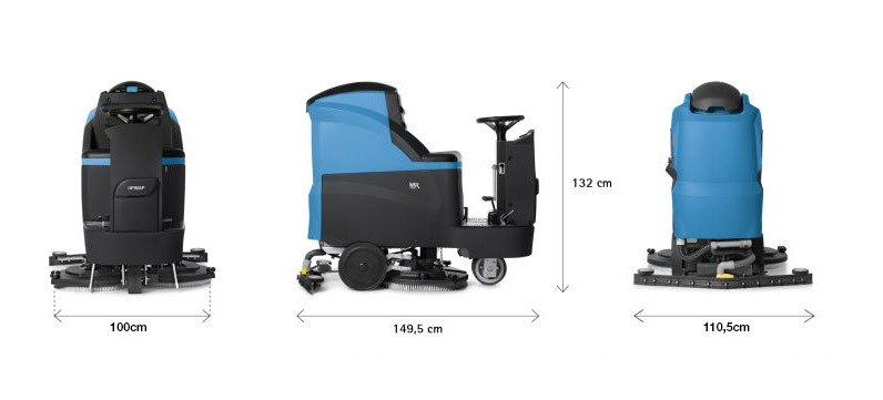 Fimap Mr100 B Professional Floor Scrubber Dryer