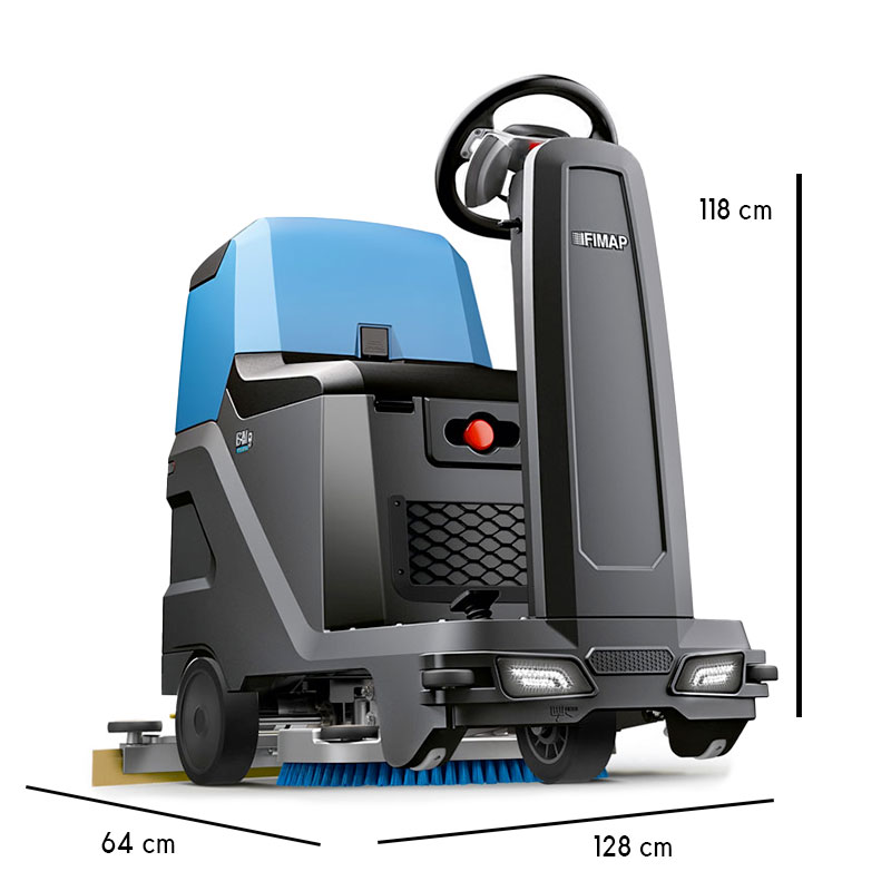 Fimap BMg 56 Pro - Professional Battery-Powered Scrubber Dryer 24V 2270 m²/h
