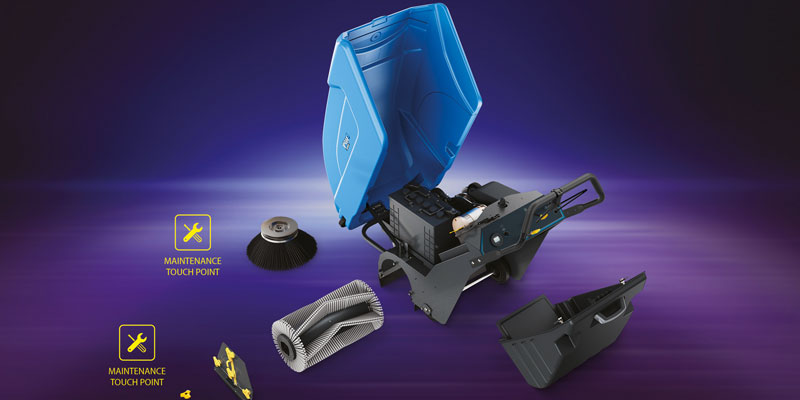 Fimap FSW5 B sweeper with simplified maintenance