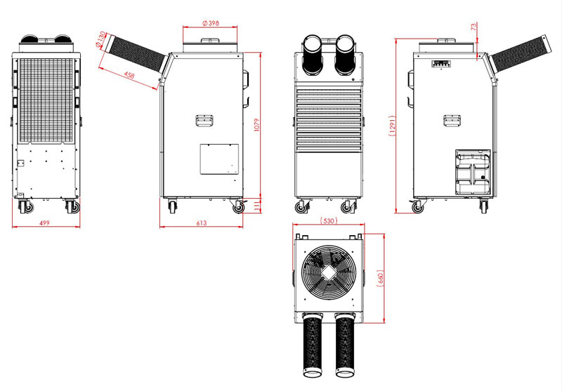 Climatiseur Monobloc Fral FSC25 De 7 KW Pour Lieux De Travail