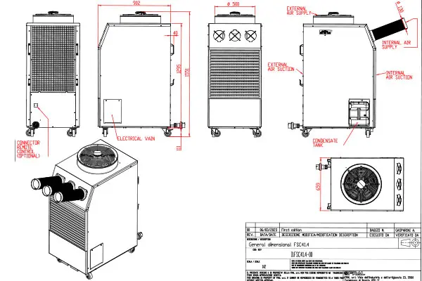 Fral FSC41 - Condizionatore Portatile