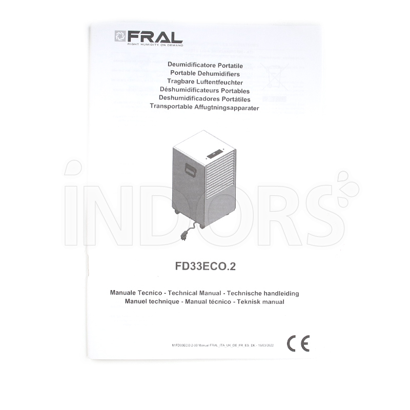Fral FD33ECO cod. 2001 libretto