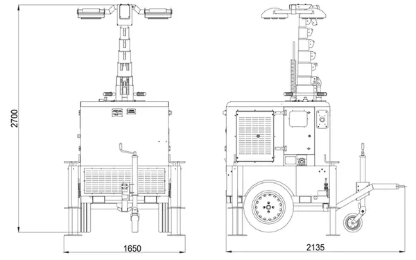 Genset LT 5000 SS-K e SS-Y - Torre Faro Silenziata