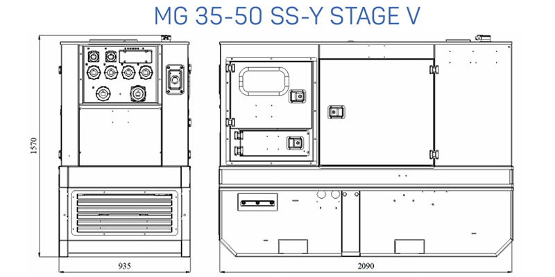 GenSet MG dimensions 16/23/35/55 US-Y