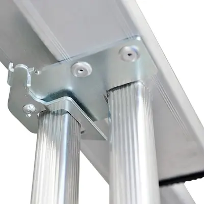 Gancio in alluminio, completo di dispositivo antisfilo Gierre Modula AL310 - Scala Allungabile Doppia o Estesa - Multifunzione in Alluminio