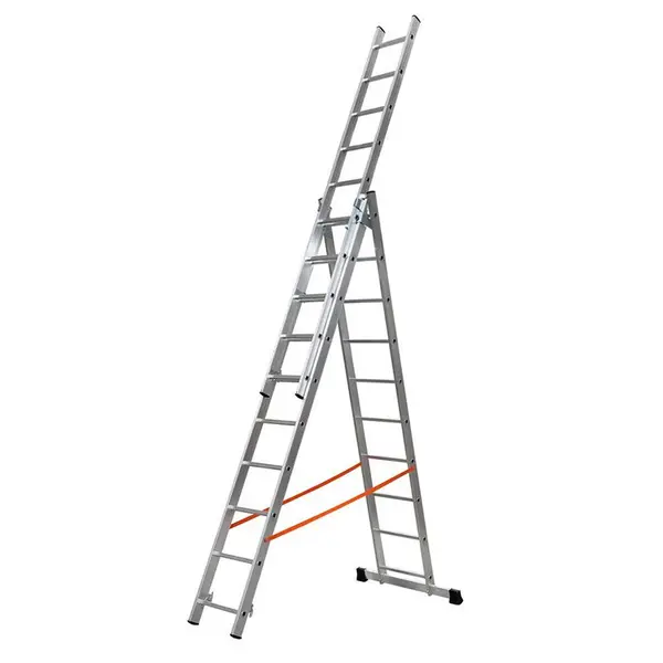 Gierre Modula AL420 - Scala Allungabile Tripla - Trasformabile in Acciaio