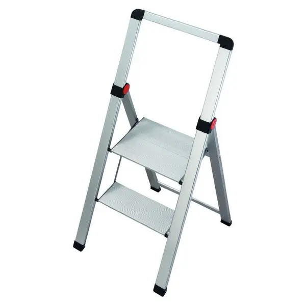 Gierre Slimstep BS200 - Sgabello in Alluminio con Parapetto Alto