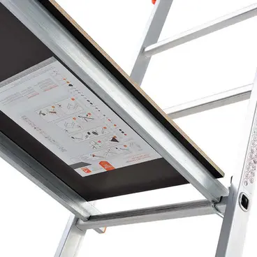Gierre Fast&Lock 100 FA100FL - Trabattello Multiuso in Alluminio Altezza Lavoro 2,87 m