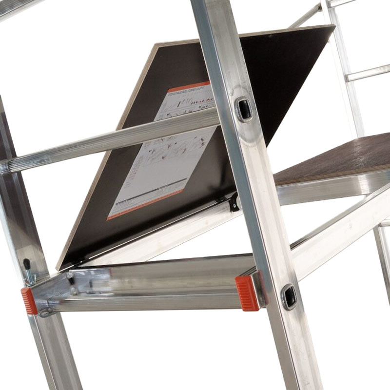 Gierre Fast&Lock 400 FA400FL - Trabattello Multiuso in Alluminio Altezza Lavoro 3,9 m