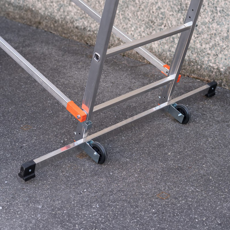 Gierre Fast&Lock 400 FA400FL - Trabattello Multiuso in Alluminio Altezza Lavoro 3,9 m