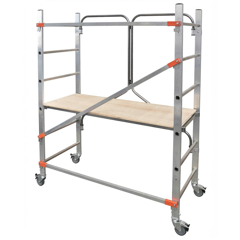 Gierre Flecto Fast&Lock FX001FL - Folding Aluminum Scaffolding, Working Height 2.93 m
