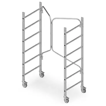 Gierre Flecto Fast&Lock FX001FL - Trabattello Pieghevole in Alluminio Altezza Lavoro 2,93 m