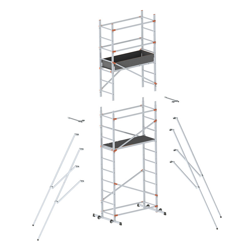 Gierre Fast&Lock 600 FA600FL - Kit Alzata per Trabattello Fast&Lock 400 FA400FL 