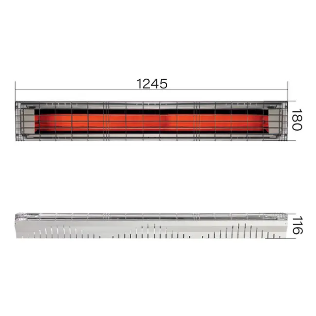 GRADO HEATERS OMV-2250XL - Lampada Infrarossi Riscaldante grandi spazi
