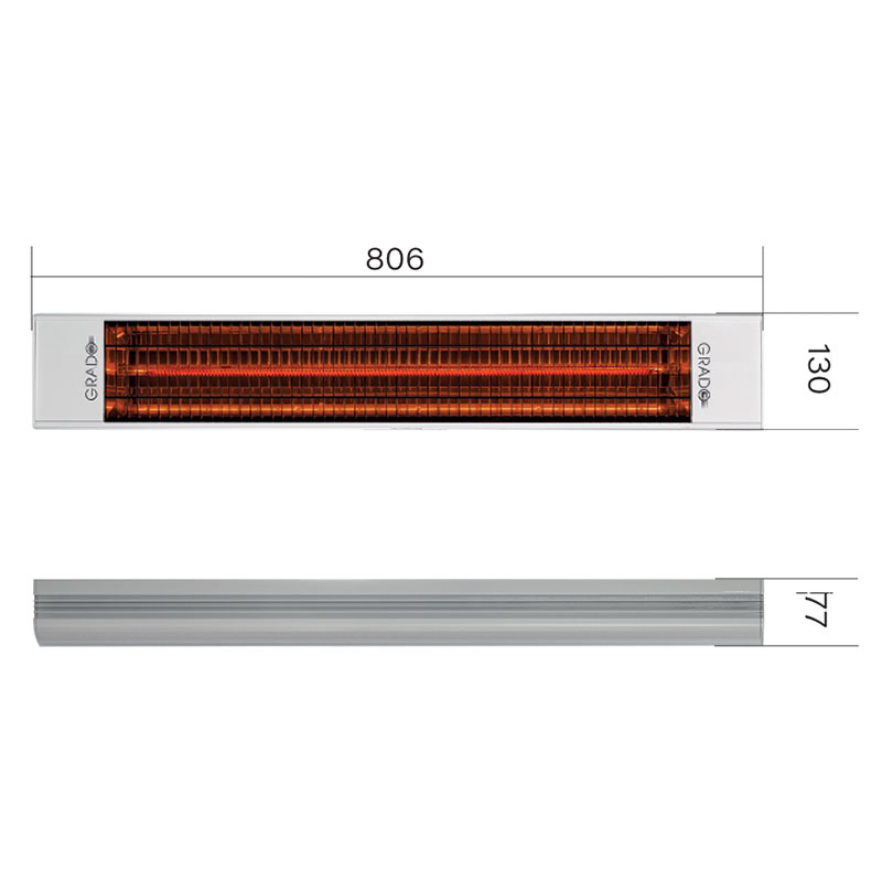 GH SOL-1200XL / SOL-1800XL Carbon - Lampade Riscaldanti in Fibra di Carbonio