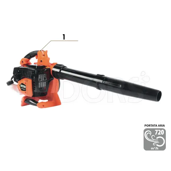 GreenLine GB 280 A - Soffiatore Foglie con Motore a Scoppio 27,2 cc