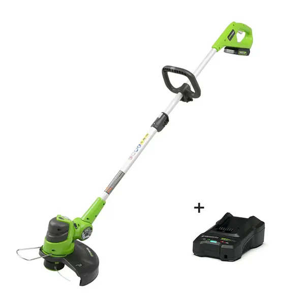 Greenworks G48LT30K2 - Bordatore 30 cm con Kit Batteria + Caricabatteria