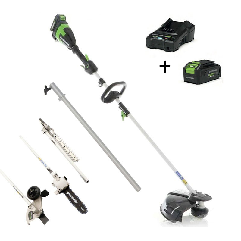 Greenworks GD48TX - Decespugliatore Multitool