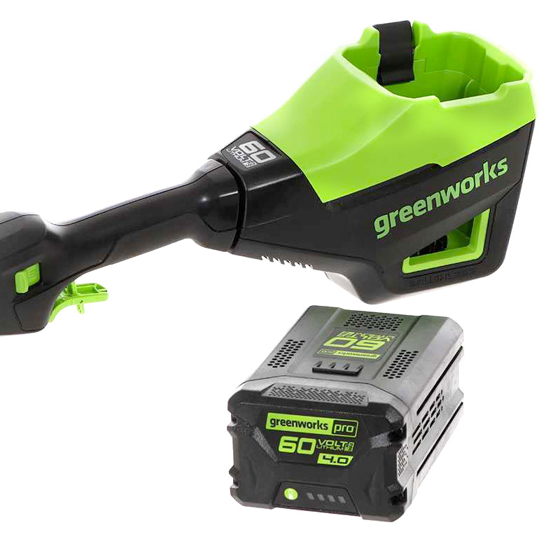 Greenworks GD60BC60V battery-powered brush cutter
