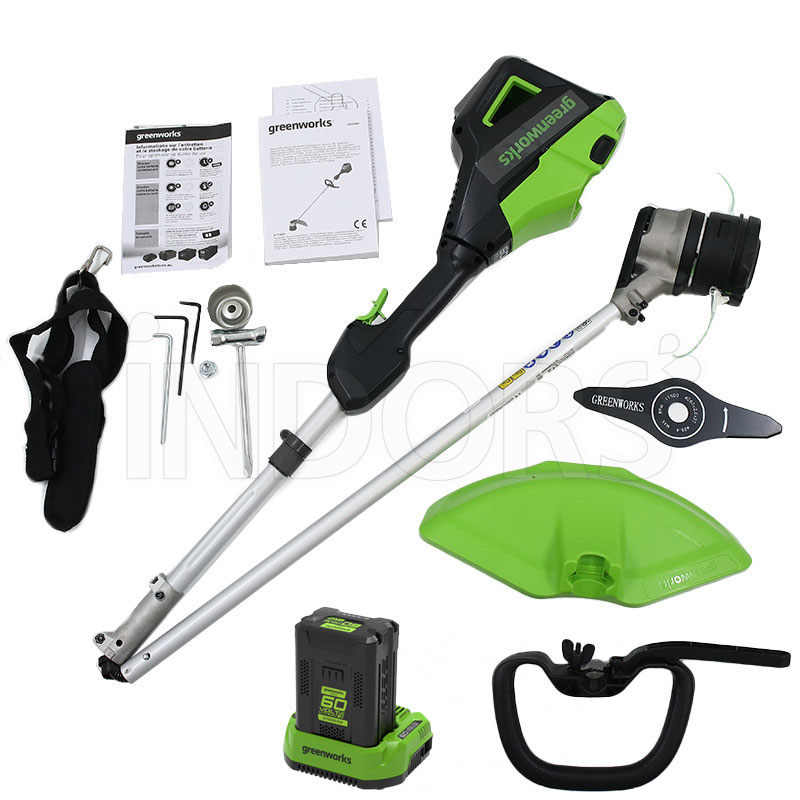 Greenworks GD60BC60V - 60V Battery-Powered Brush Cutter