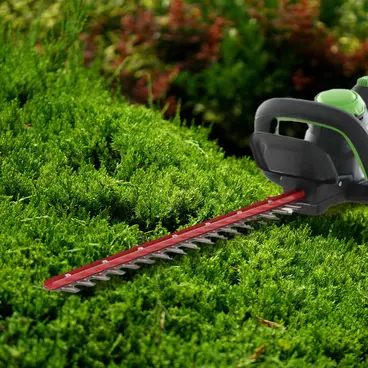 Greenworks G48HTK2 Tagliasiepi doppia lama