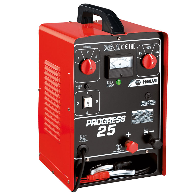 Helvi Progress 25/35B - Caricabatteria Professionale