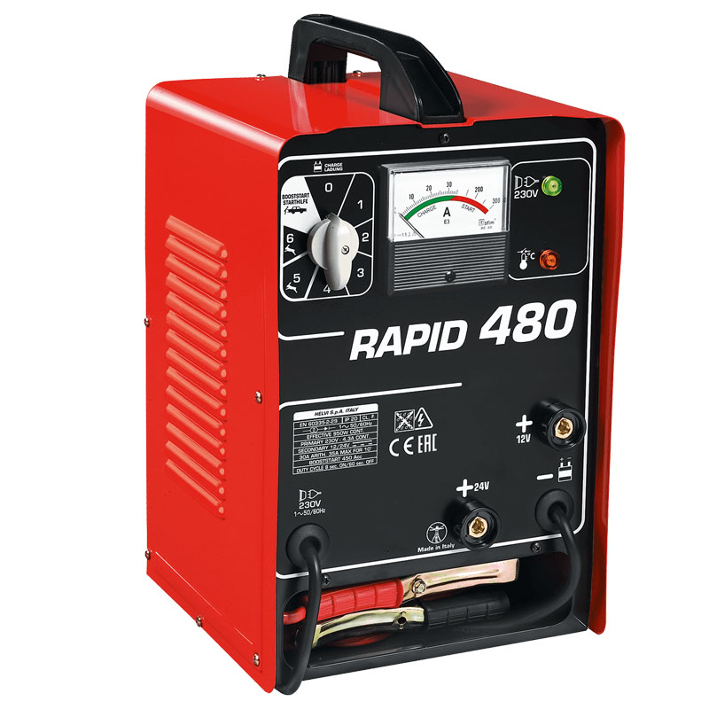 Helvi Rapid 480 caricabatteria portatile professionale