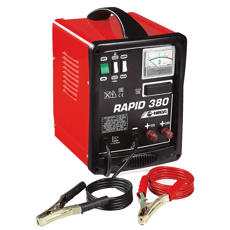 Helvi Rapid 380/480 - Caricabatteria con Avviamento 