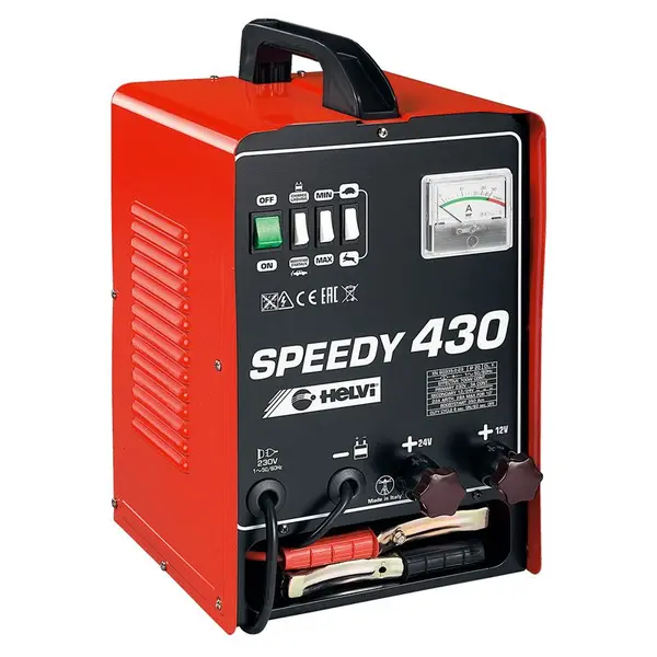 Helvi Speedy 430 - Caricabatterie con Avviamento Portatile