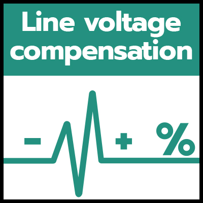 Helvi voltage compensation