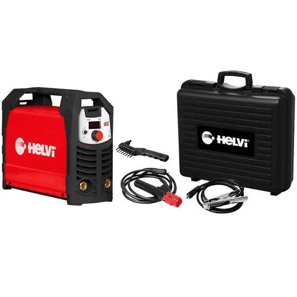 Helvi Inverter JET 160 + Kit Valigia - Saldatrice Professionale MMA TIG