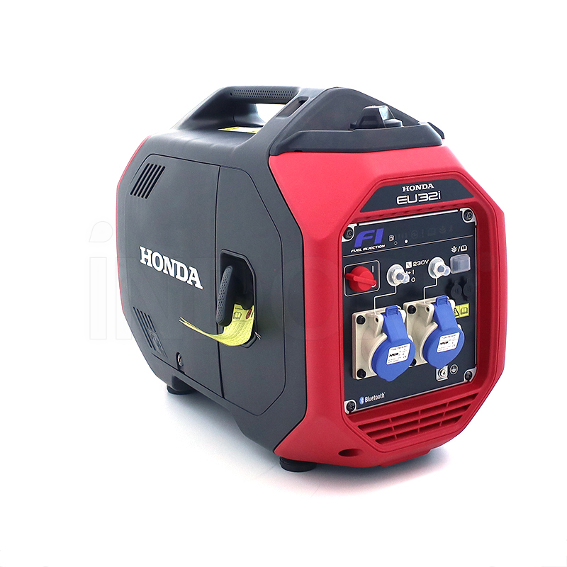 Honda EU 32i - Generatore Inverter 3,2 kW con Compressore Abac Start RollCage OSS20P in OMAGGIO