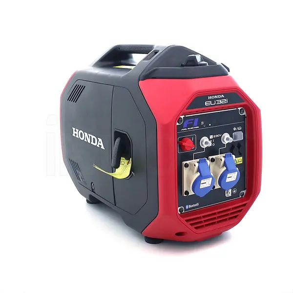 Honda EU 32i - Generatore Inverter 3,2 kW con Compressore Abac Start RollCage OSS20P in OMAGGIO