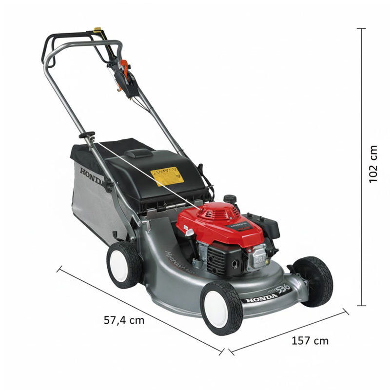 Honda HRD 536 HX - 163 cc 2-in-1 Professional Lawnmower