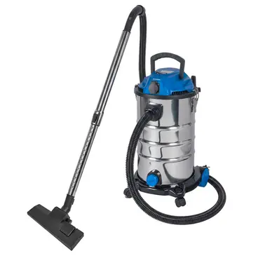 Hyundai 45080 - Bidone Aspirasolidi e liquidi 1200W con Presa Elettroutensile