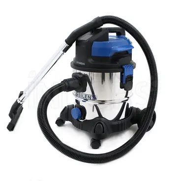Hyundai ZN1901 - Bidone Aspirasolidi e Liquidi 20 L in Acciaio Inox