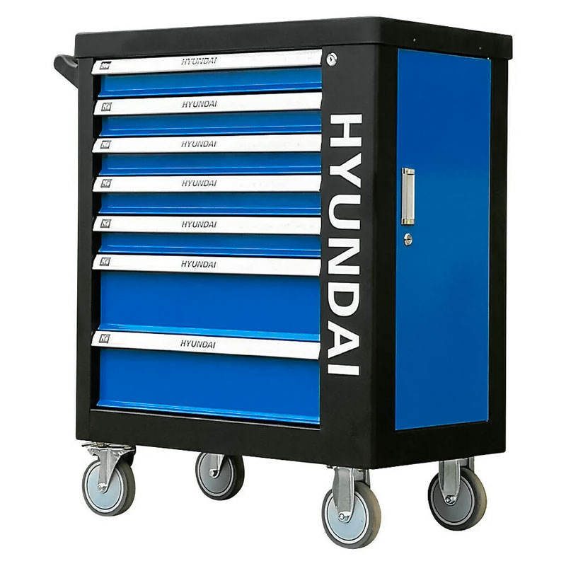 Hyundai 59005 - Carrello Porta Attrezzi 5 Cassetti 298 Attrezzi Inclusi