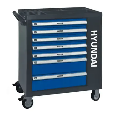 Hyundai 59005 - Carrello Porta Attrezzi 5 Cassetti 298 Attrezzi Inclusi