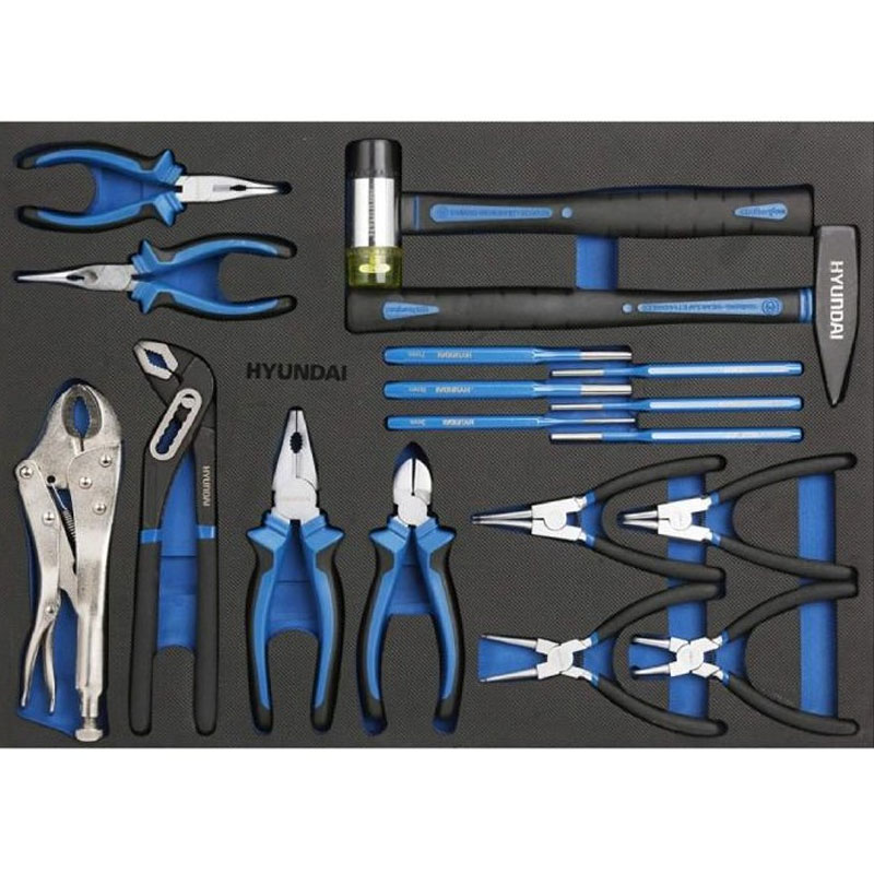 Hyundai 59005 - Carrello Porta Attrezzi 5 Cassetti 298 Attrezzi Inclusi