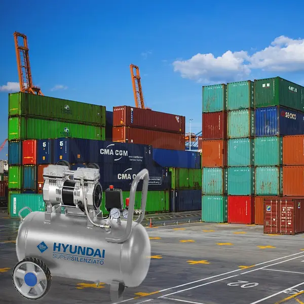 Hyundai 65703 - Compressore Oil Free 50 L 