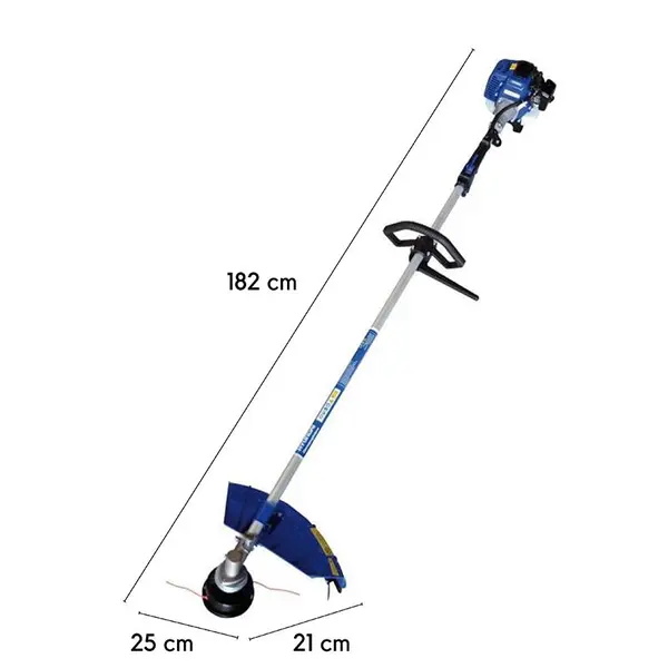 Misure Hyundai 35270 - Decespugliatore a Miscela con Tracolla Comfort