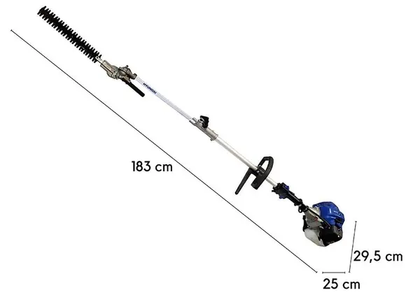 Misure Hyundai LDMT430 Decespugliatore + Tagliasiepi + Potatore cod. 35250