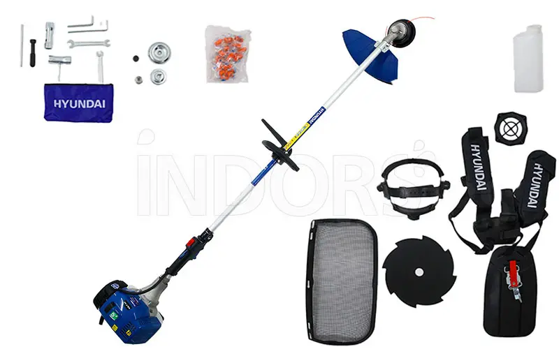Hyundai PRO 35275 - Decespugliatore 42 cc con impugnatura soft grip