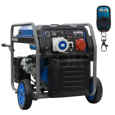 Hyundai 65370 - Generatore Inverter Full Power 9.3 kW Carrellato con TELECOMANDO