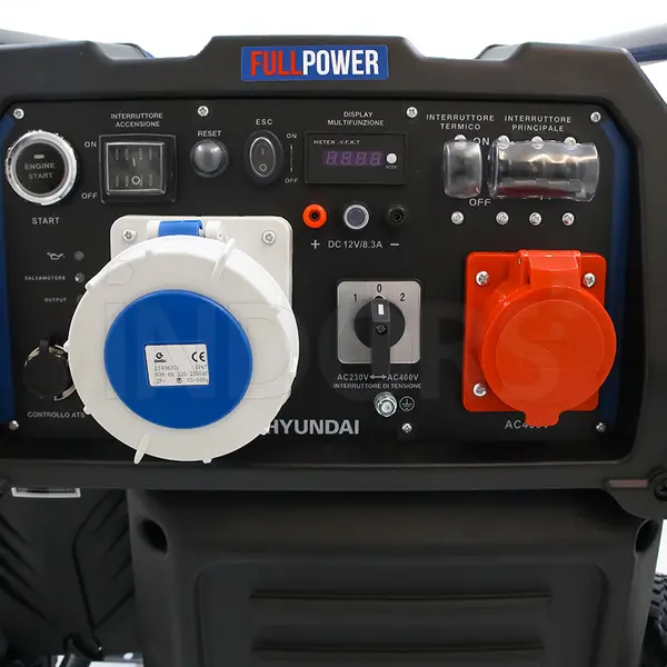 Hyundai 65370 - Generatore Inverter Full Power 9.3 kW Carrellato con TELECOMANDO