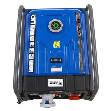 Hyundai 65370 - Generatore Inverter Full Power 9.3 kW Carrellato con TELECOMANDO